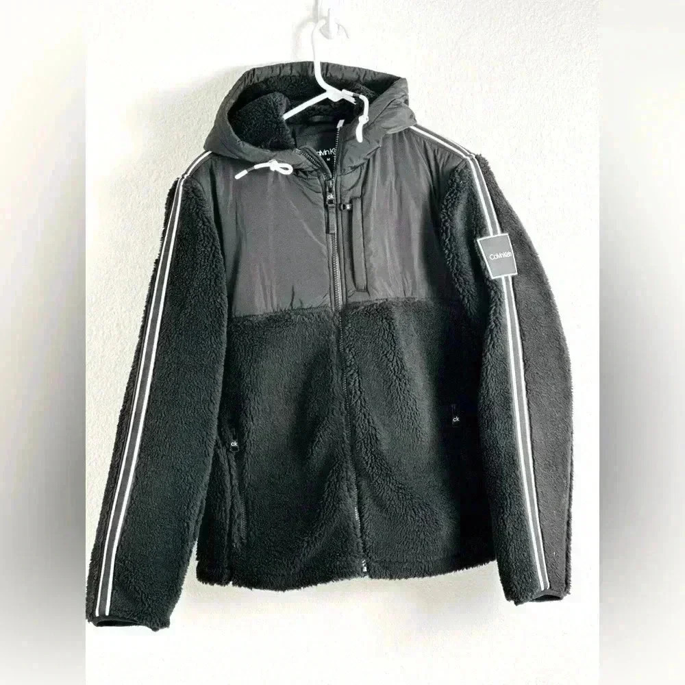 Calvin Klein Men’s Full Zip Hooded Insulated Winter Jacket Size Medium - Picture 1 of 7